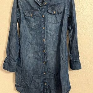 Merona Denim Blue Shirt Dress